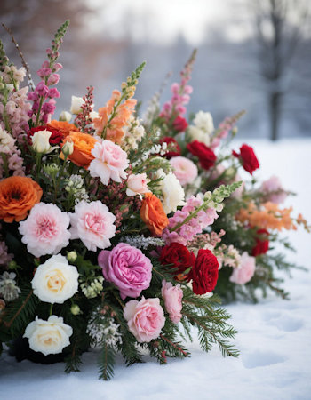 Цветы зимой, согрейте близких январским букетом Цветы зимой, согрейте близких январским букетом