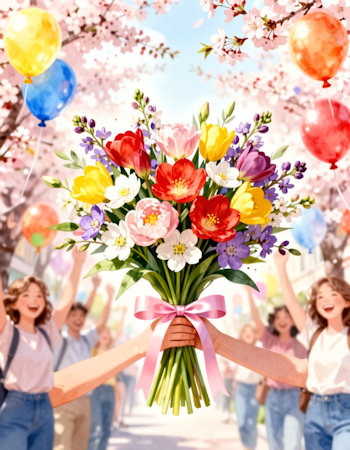 Праздник 1 Мая: встречаем с цветами!