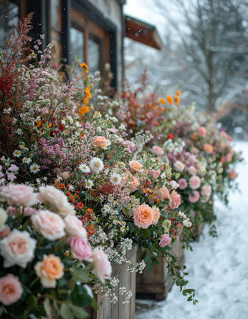 Цветы зимой Цветы зимой