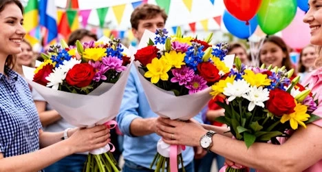 Праздник 1 Мая: встречаем с цветами!