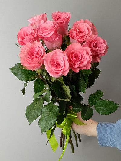 Букет из 9 роз «Amsterdam»