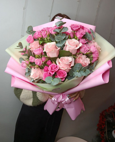 Букет «Розовый джаз»