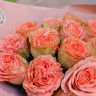Букет из 15 пионовидных роз Кантри Хоум