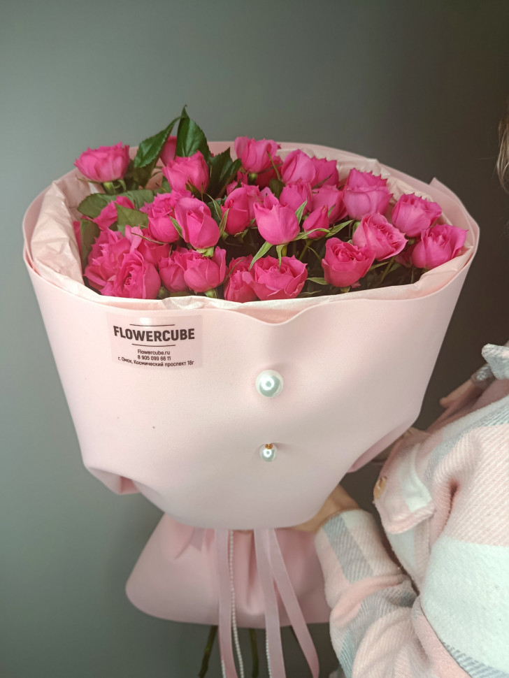 Букет «Малиновая жемчужина»