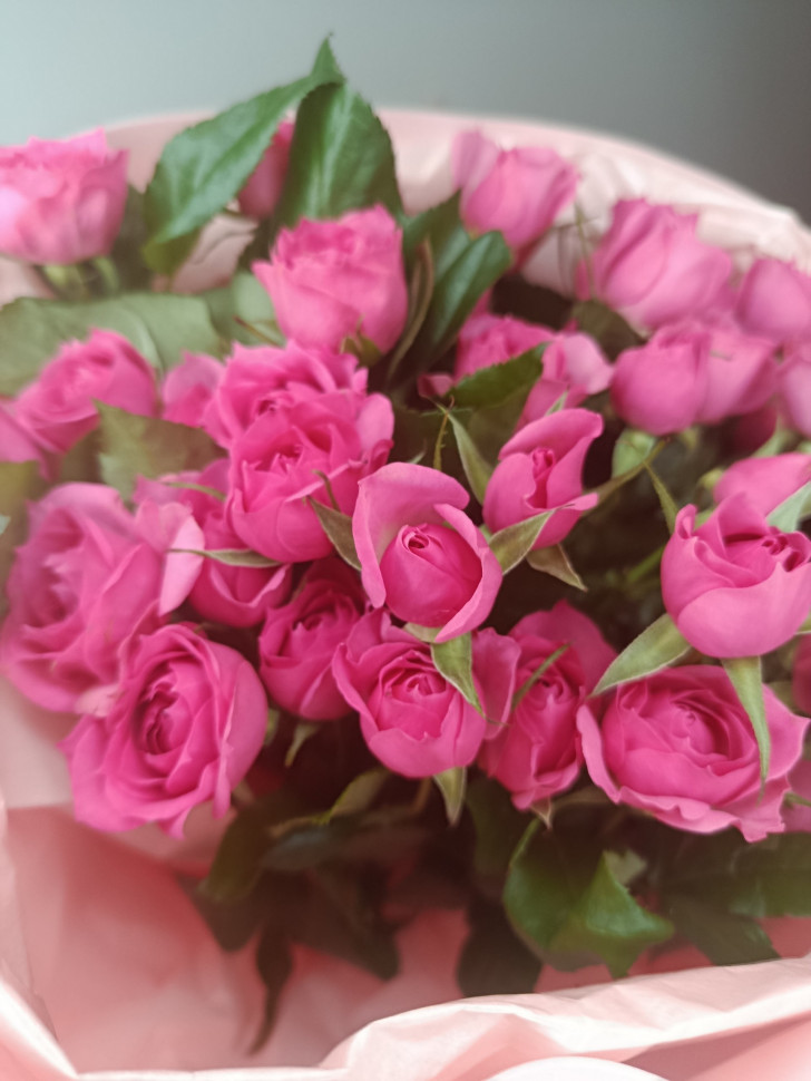 Букет «Малиновая жемчужина»