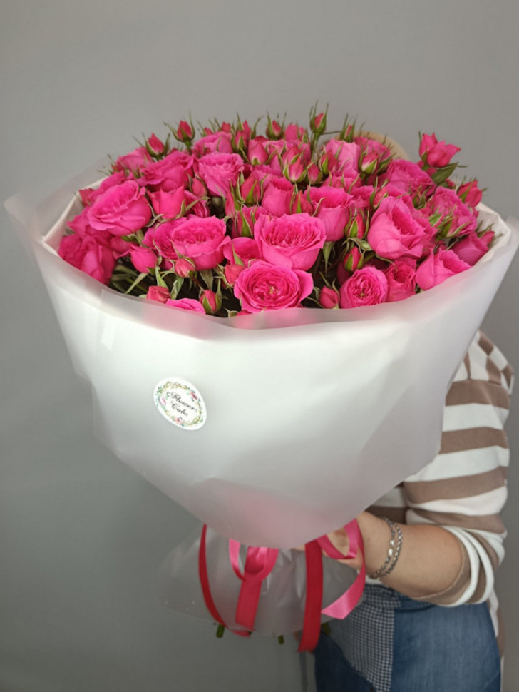 Букет «Розовая волна»