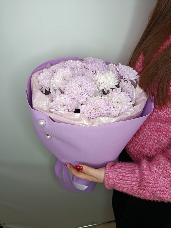 Букет «Жемчужная сирень»