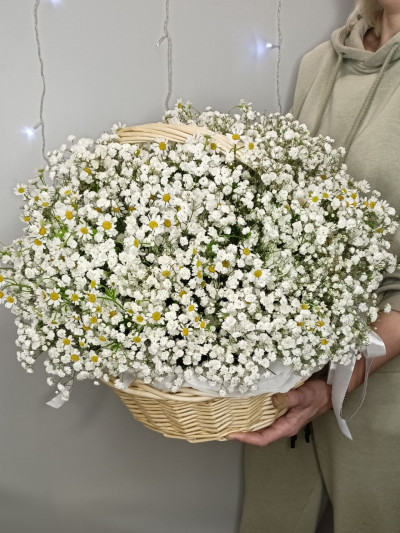 Корзина «Ванильный крем»