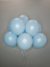 Набор из 9 голубых шаров 