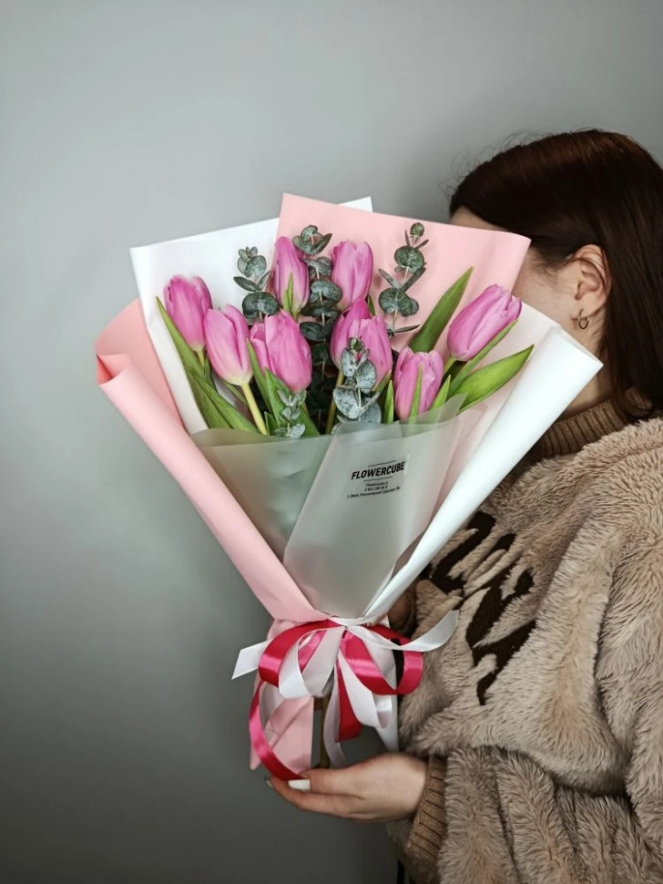 Букет из «9 розовых тюльпанов»