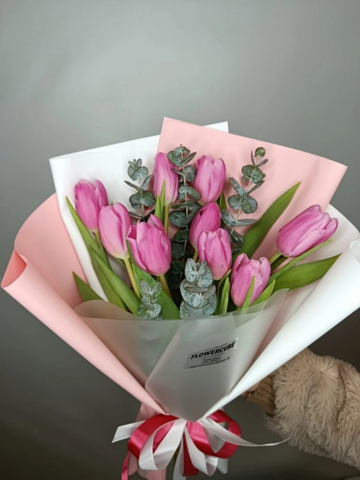 Букет из «9 розовых тюльпанов»