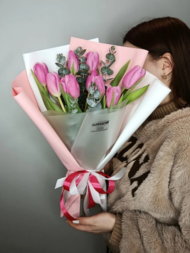 Букет из «9 розовых тюльпанов»