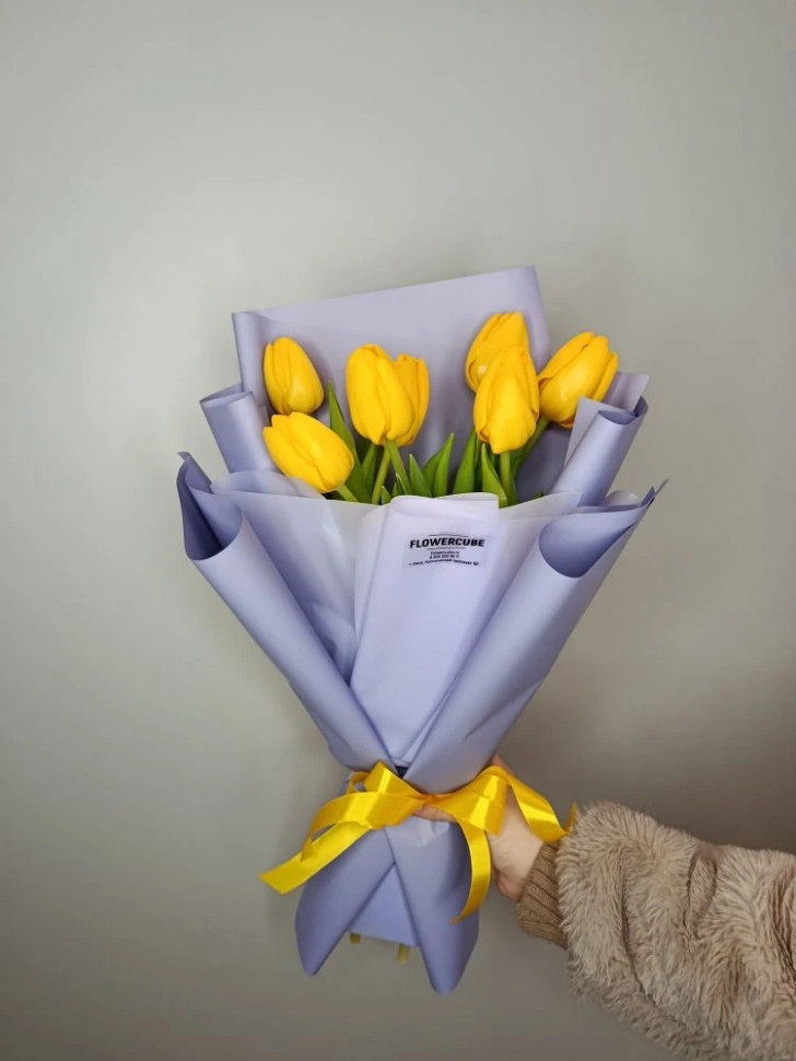 Букет из «7 желтых тюльпанов»