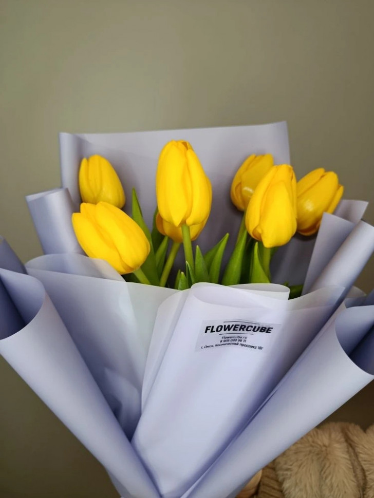 Букет из «7 желтых тюльпанов»