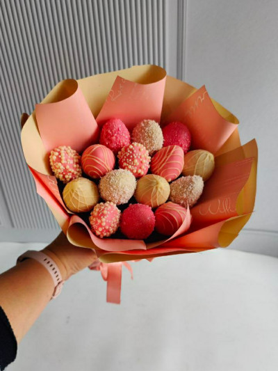 Букет «Клубничный джем»