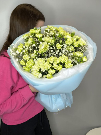 Букет «Зеленое вдохновение»