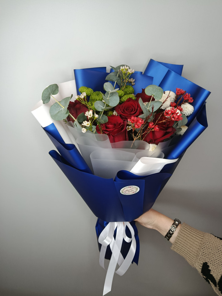 Букет «Синяя искра»