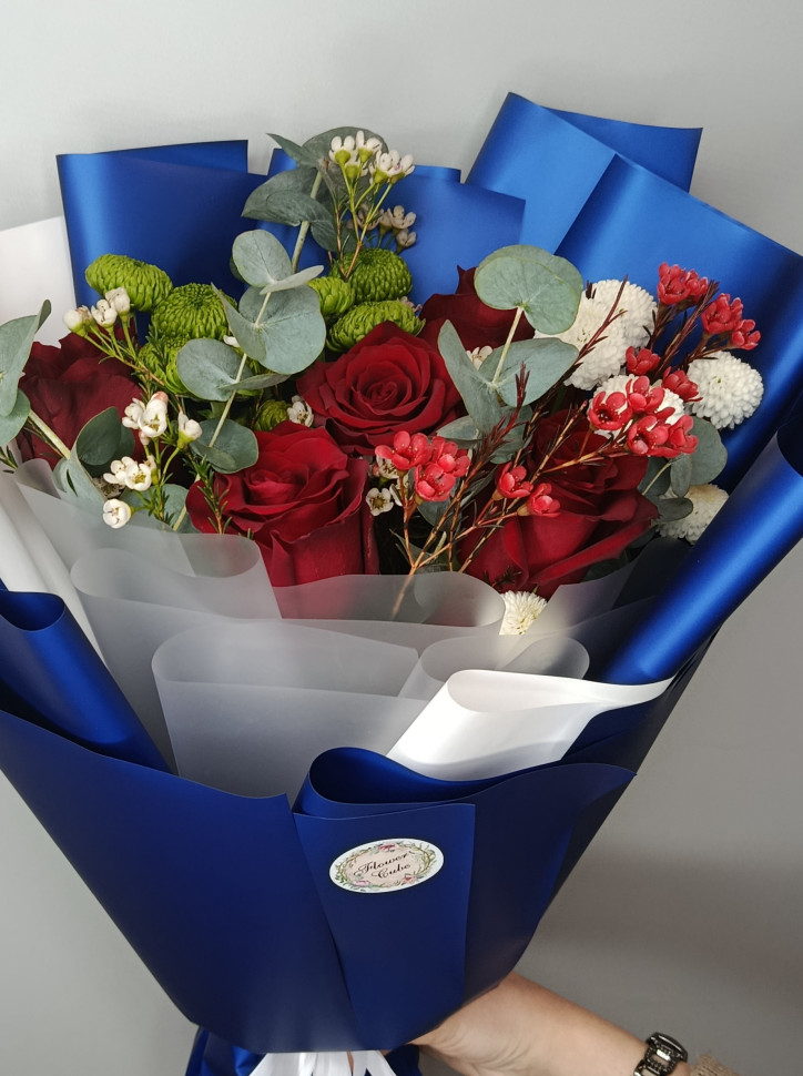 Букет «Синяя искра»