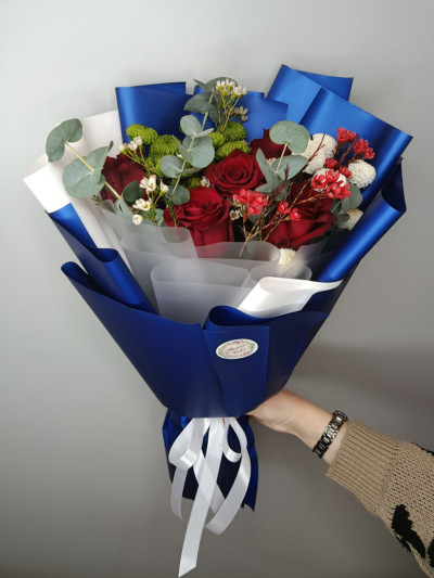 Букет «Синяя искра»