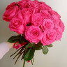 Букет из 19 роз розовый (50 см) 