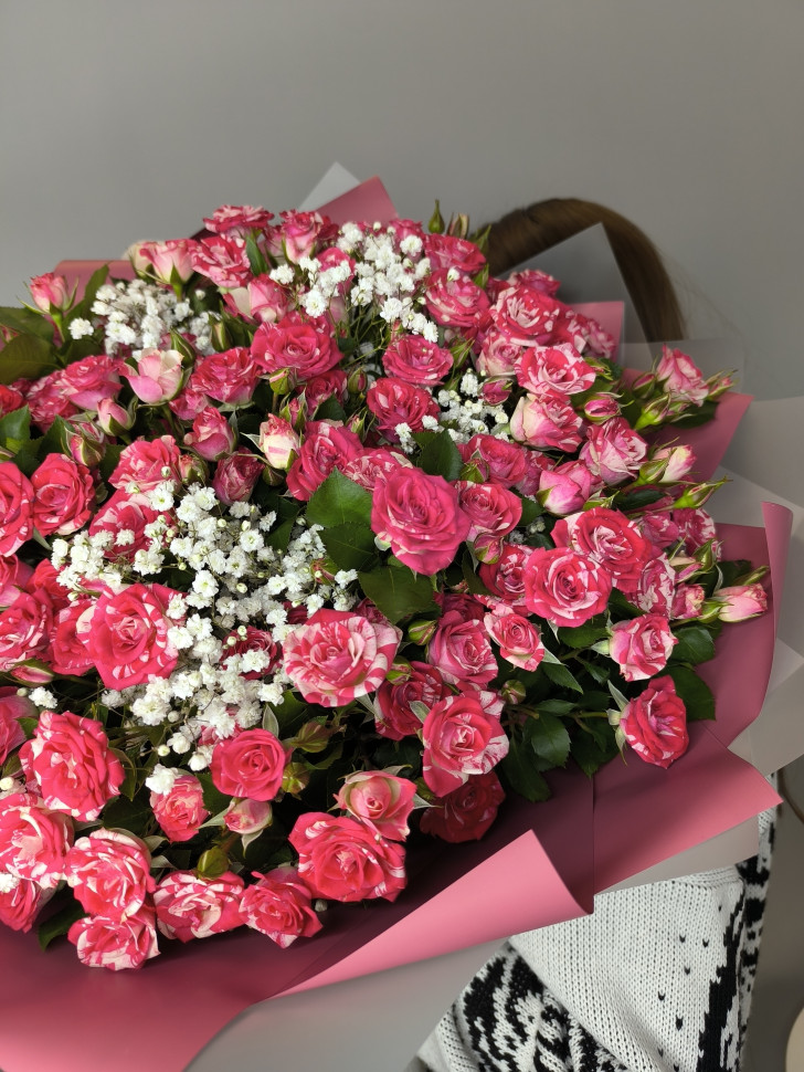 Букет «Розовое пламя»