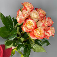 Букет «Розы на заре»