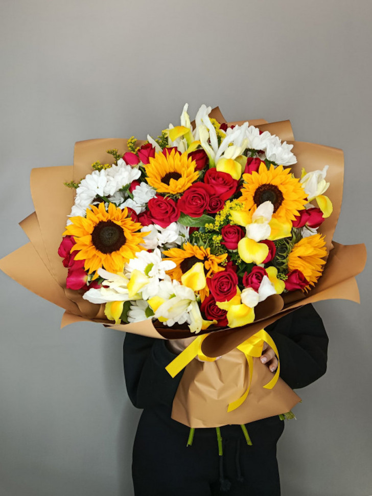 Букет «Яркими красками»